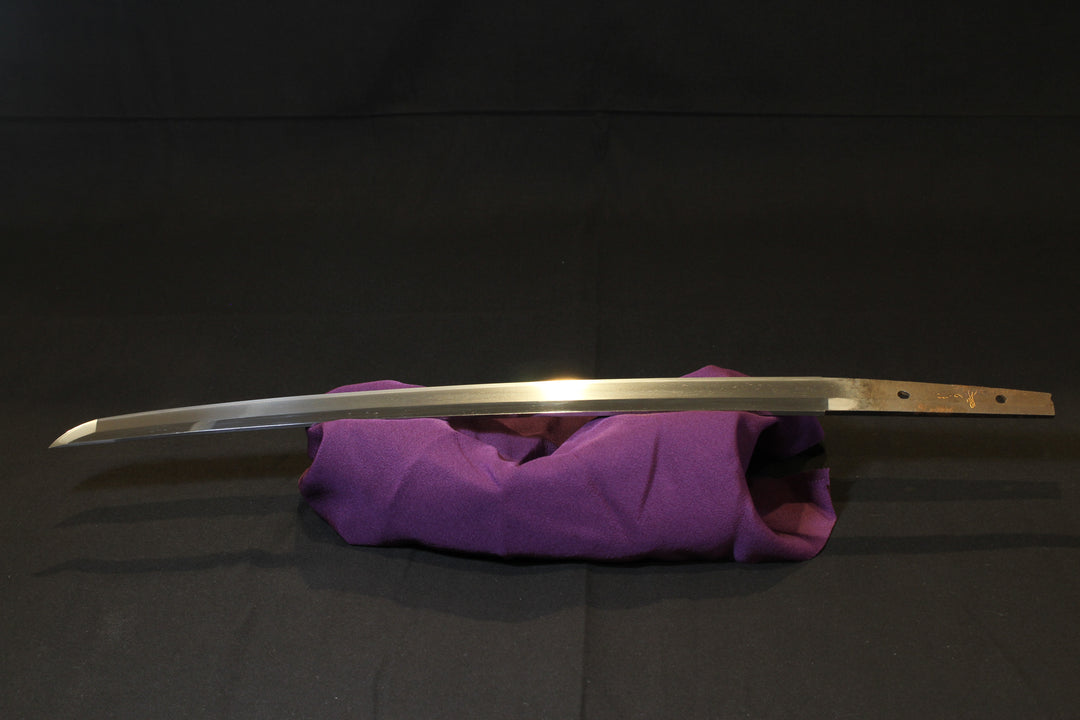 Wakizashi : Mumei Kinpun-Mei ：Ten□hi Kanenaga / Kinpun-Mei：Hon-A with Kao