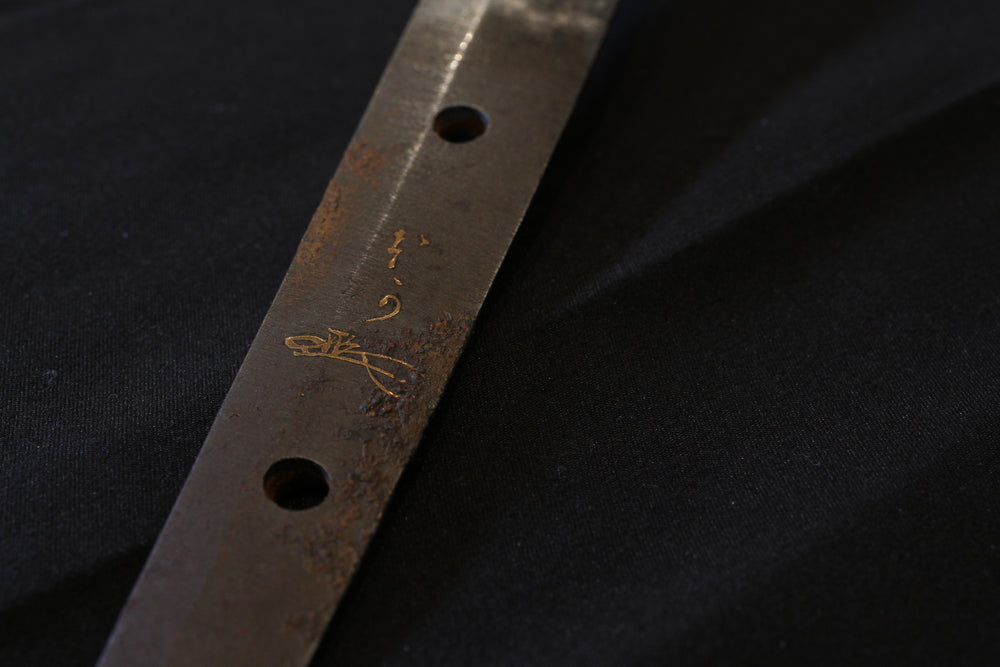Wakizashi : Mumei Kinpun-Mei ：Ten□hi Kanenaga / Kinpun-Mei：Hon-A with Kao