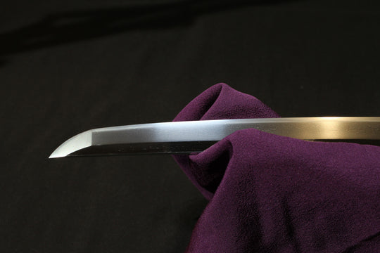 Wakizashi : Mumei Kinpun-Mei ：Ten□hi Kanenaga / Kinpun-Mei：Hon-A with Kao