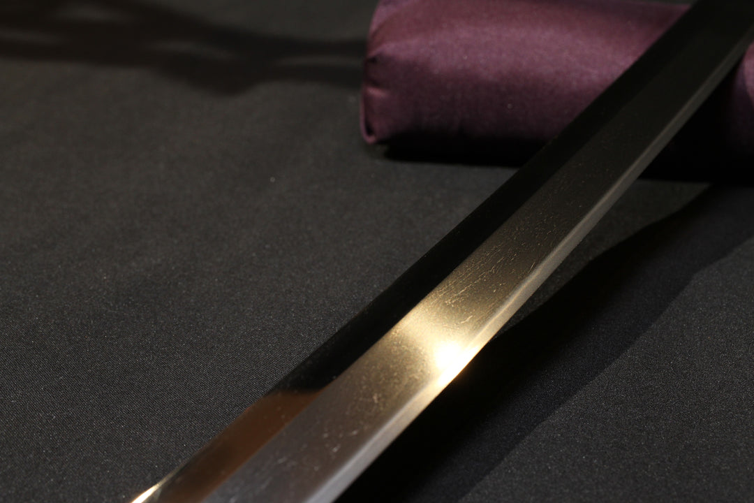 Wakizashi : Mumei Kinpun-Mei ：Ten□hi Kanenaga / Kinpun-Mei：Hon-A with Kao