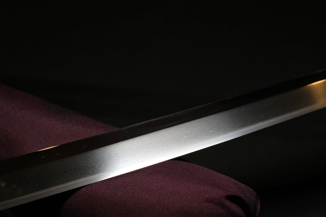 Wakizashi : Mumei Kinpun-Mei ：Ten□hi Kanenaga / Kinpun-Mei：Hon-A with Kao