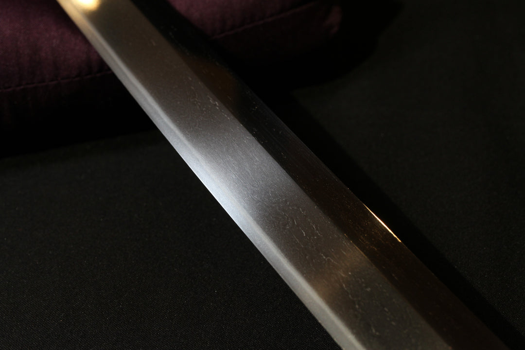 Wakizashi : Mumei Kinpun-Mei ：Ten□hi Kanenaga / Kinpun-Mei：Hon-A with Kao