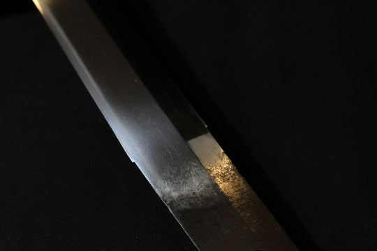 Wakizashi : Mumei Kinpun-Mei ：Ten□hi Kanenaga / Kinpun-Mei：Hon-A with Kao