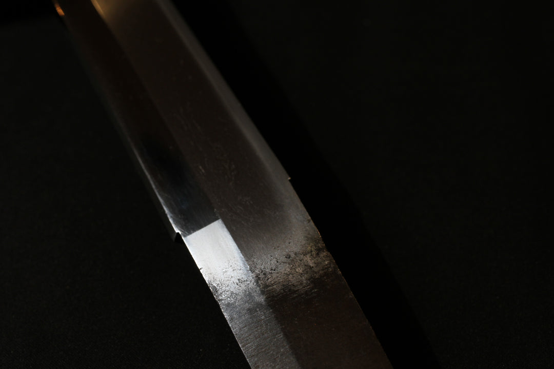 Wakizashi : Mumei Kinpun-Mei ：Ten□hi Kanenaga / Kinpun-Mei：Hon-A with Kao