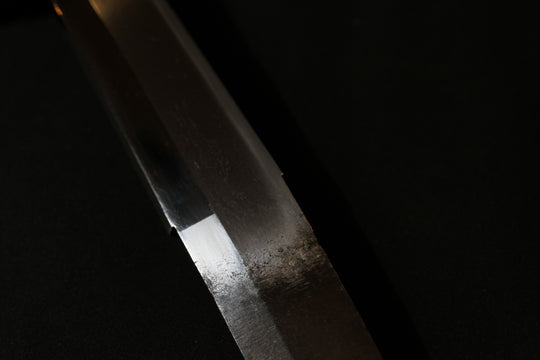 Wakizashi : Mumei Kinpun-Mei ：Ten□hi Kanenaga / Kinpun-Mei：Hon-A with Kao